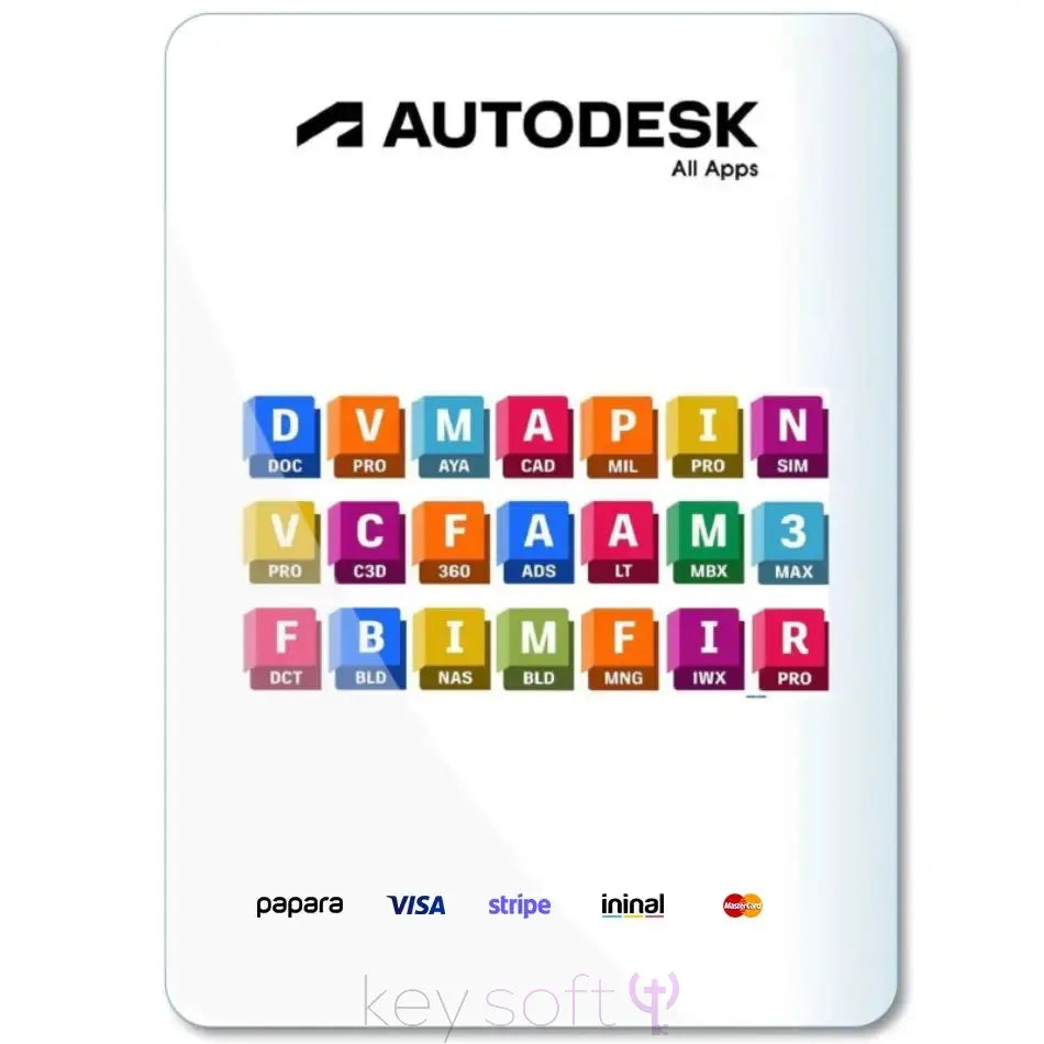 Autodesk Tüm Uygulamalar Uygun Lisans Hizmeti - KeySofti