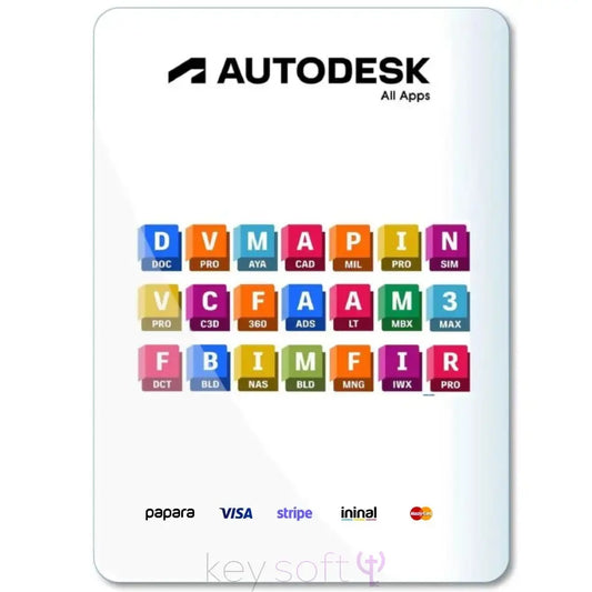 Autodesk Tüm Uygulamalar Uygun Lisans Hizmeti - KeySofti