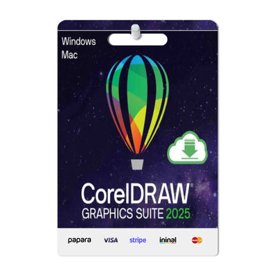 CorelDRAW Graphics Suite 2025 Windows/Mac Uygun Lisans Hizmeti - KeySofti