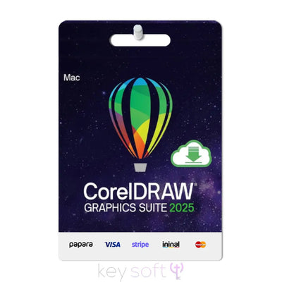 CorelDRAW Graphics Suite 2025 MacOS - Uygun Lisans Hizmeti - KeySofti
