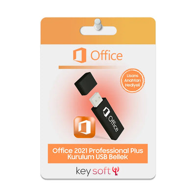 Office 2021 Professional Plus Kurulum Dosyalı USB Bellek (Lisans Anahtarı Hediyeli) Uygun Lisans Hizmeti - KeySofti