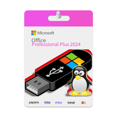 Office 2024 Professional Plus Kurulum Dosyalı USB Bellek (Lisans Anahtarı Hediyeli) - Uygun Lisans Hizmeti - KeySofti